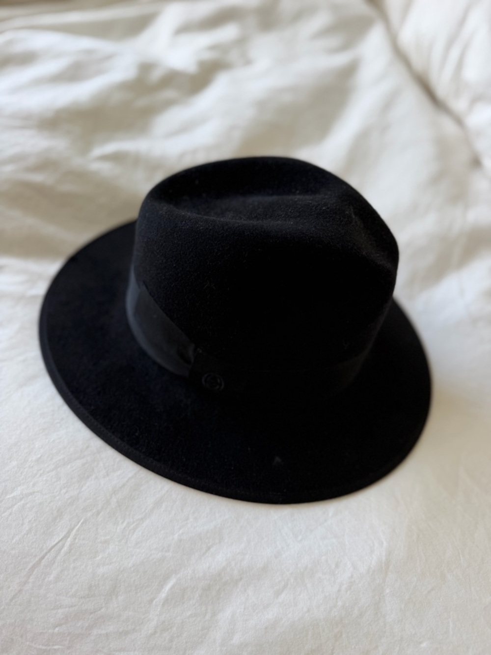 Gucci Black Felt Fedora Hat